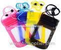 0.3mm Vinyl small waterproof pouch for iphone / samsung cell phone