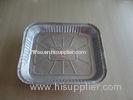 Custom Aluminum Foil Serving Trays For Food Freezing , Baking square shape