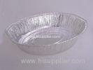 Silver Food Grade Aluminum Foil Roasting pan deep oval shape for pie baking