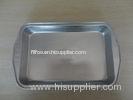 Pollution-Free smooth wall Aluminum Foil Roasting Pan , Take Away Lunch Box