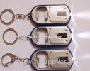 Promotional gifts Mini Metal / Plastic led flashlight key chains / keyring torch with logo