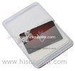 Red credit card / ID plastic card holder by 100% heat-seal technique 9x16.5cm
