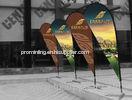 printed Teardrop Advertising flags / billboard banner with digital printing