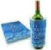 ECO friengdly plastic reusable wine bottle cooler with full color printing