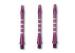 Pink Aluminium Soft Tip Dart Shafts With Custom Lazer Logo EU CE ROHS