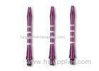 Pink Aluminium Soft Tip Dart Shafts With Custom Lazer Logo EU CE ROHS