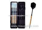 Black Blue Bronze 90% PVD Gold Coated Tungsten Dart Sets , Steel Tip Darts