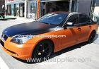 Environmentally Chrome Orange / white Car Wrap Vinyl Film Air Bubble Free