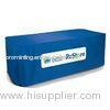 Trade show polyester table cover , table cloth printing Round / rectangular shape