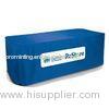 Trade show polyester table cover , table cloth printing Round / rectangular shape