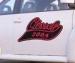 Magnetic Car Sticker for car decoration custom size & custom shape