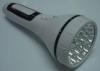 Plastic 12 Led Flashlight Torch With 4V 800mAh Rechargeable Lead-Acid Battery