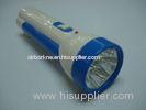 Rechargeable Emergency Flashlight, Plastic Torch With 7 Led Units, 800mAh Battery