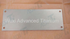 Titanium Precision Sheet Titanium Precision Parts Laser Drilling Anodized Marking