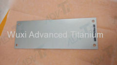 Titanium Precision Sheet Titanium Precision Parts Laser Drilling Anodized Marking