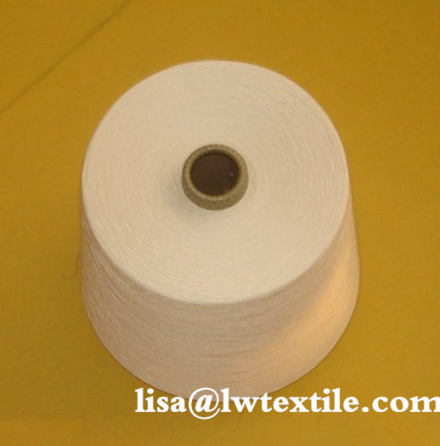 Raw white single yarn