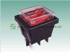 Shanghai Sinmar Electronics Double Rocker Switches 10A250VAC 3PIN Round Ship Paddle Switches