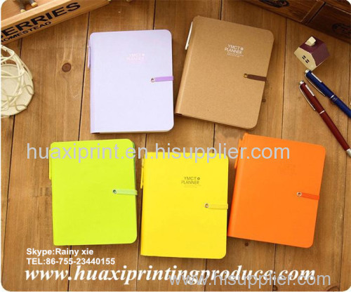colorful cardboard notebooks in high quality