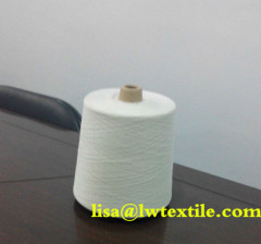 Close virgin polyester single spun yarn