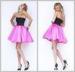 Black Rose Satin Strapless Prom And Homecoming Dresses Fully Rock Beaded Top