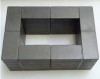 Bonded custom made neodymium magnet block