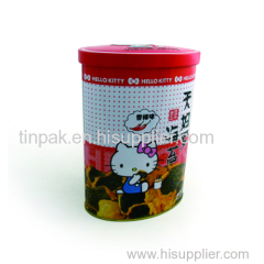 oval exquisite tea tin box supplier