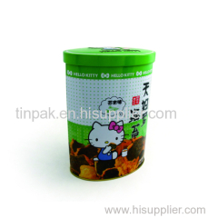 oval exquisite tea tin box supplier