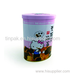 oval exquisite tea tin box supplier