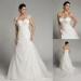 Fashion Detachable Two Piece Wedding Dresses Casual Wedding Gowns