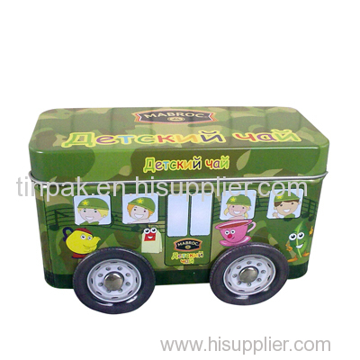 car shape confectionery tin box supplier