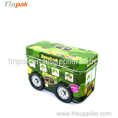 car shape confectionery tin box supplier