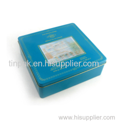 wholesale large cosmetic tin box for mask
