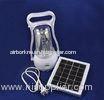 2W solar led panel,led camping emergency light with AC and DC charging port, for USB phone charge