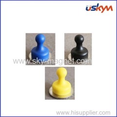 Different color whiteaboard magnetic push pins for office&school