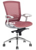 Ergonomic pink mesh office furniture chair with multifunction, staff chair new