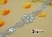 Large Stock Sew On Bling Bling Decorative Rhinestone Beaded Trim For Wedding Dress