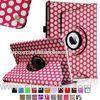 Polka Dot 360 Degree Rotating Protective Ipad Cases for Apple iPad Air 2 iPad 6