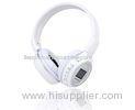 LED Headphone MP3 WMA Music Player Over Ear Headsets Bluetooth Earphone White