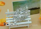 Silver Beaded Diamante Antique Rhinestone Brooches For Evening Dress