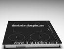 High Power Frameless Electric Three Burner Induction Cooktop with Black Ceramic Hob