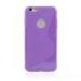 S line tpu soft jelly skin plastic mobile phone cases for iphone 6 case Purple