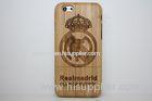 custom Real Madrid Carbon Bamboo Iphone 6 4.7 Inch wooden mobile phone case