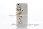 Iphone 5S / 4S Simpson Transparent Plastic protective cell phone cases cover