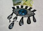 Sew On Big Eye Design Bling Custom Sequin Appliques For Clothing