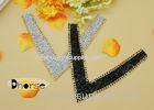 Rhinestone Neckline Applique For Clothing