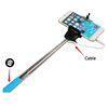 iOS / Android cell phone Wired Selfie wireless Bluetooth Monopod With 3.5mm Audio Cable Take Pole