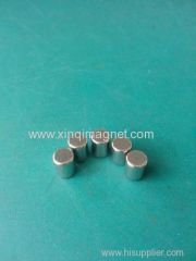 Nedoymium cylinder permanent magnets
