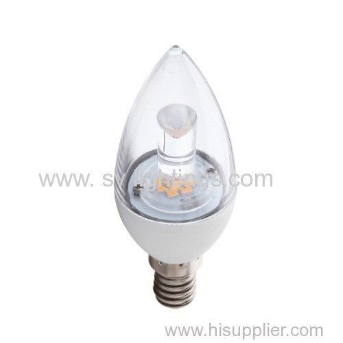 High lumen E14/E27 candelabra Led bulb C37