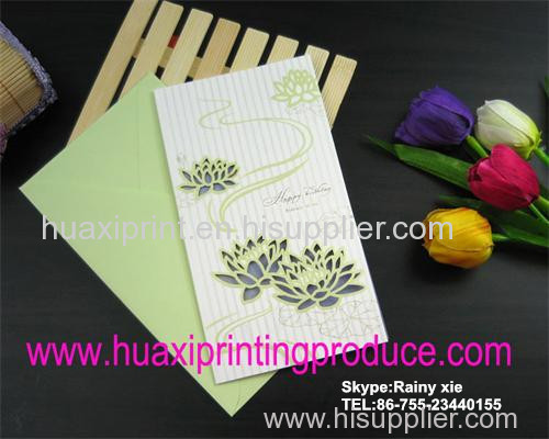 beautiful lotus greeting cards