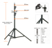 HL-L-1900S Professional studio camera stand